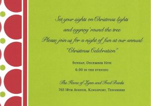 Text for Holiday Party Invitation Christmas Invitation Text Cobypic