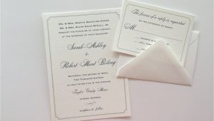 Textured Paper for Wedding Invitations Custom Wedding Invitation Textured Paper Wedding Invitation