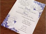 Textured Paper for Wedding Invitations Wedding Invitations 21st Bridal Wedding with Magenta