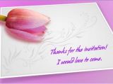 Thank You for Birthday Party Invitation Thank You for Inviting Me to Your Party Cimvitation