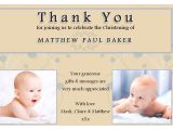 Thank You Message for Baptism Invitation 10 Personalised Christening Baptism Thankyou Photo Cards N193