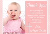 Thank You Message for Baptism Invitation Baptism Thank You Messages Easyday