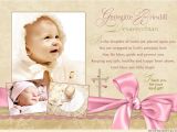 Thank You Message for Baptism Invitation Christening Thank You Verse Wording Ideas for Baptism Cards