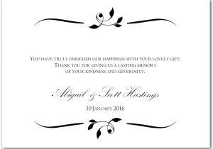 Thank You Message for Wedding Invitation Wedding Invitation Thank You Message