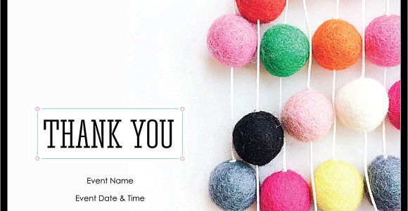 Thank You Party Invitation Template Free Thank You Party Customizable Invitation Card Templates