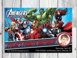 The Avengers Party Invitations the Avengers Birthday Invitation Printable Super Hero