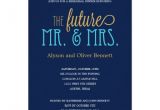 The Future Mr and Mrs Wedding Invitation Future Mr and Mrs Rehearsal Dinner Wedding Shower 5×7
