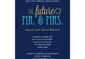 The Future Mr and Mrs Wedding Invitation Future Mr and Mrs Rehearsal Dinner Wedding Shower 5×7