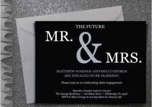 The Future Mr and Mrs Wedding Invitation Future Mr Mrs Engagement Party Invitation Digital File