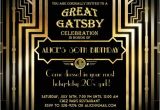 The Great Gatsby Party Invitation Party Invitations Great Gatsby Party Invitations Ideas