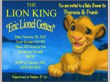 The Lion King Birthday Invitations Lion King Party Invitations
