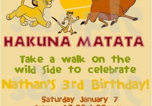 The Lion King Birthday Invitations the Lion King Birthday Invitation by Heartsandscraps On
