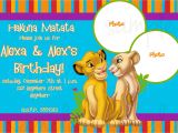 The Lion King Birthday Party Invitations Lion King Birthday Invitation by Lovelifeinvites On Etsy