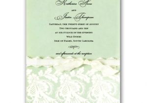 The Mint Wedding Invitations Embossed and Diecut Mint Wedding Invitations Paperstyle
