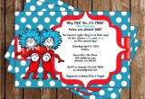 Thing One Thing Two Baby Shower Invitations Novel Concept Designs Thing 1 and Thing 2 Twins Baby