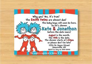 Thing One Thing Two Baby Shower Invitations Unavailable Listing On Etsy