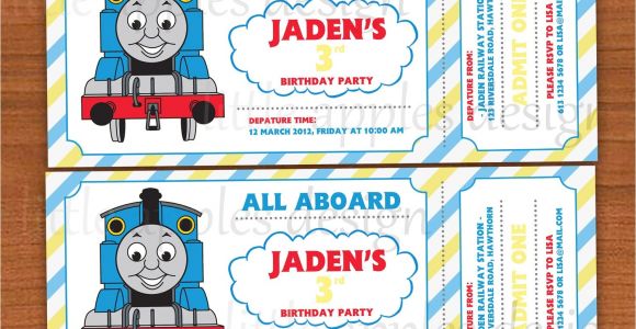 Thomas and Friends Party Invitations 40th Birthday Ideas Free Thomas and Friends Birthday