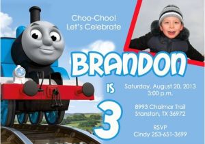 Thomas and Friends Party Invitations Items Similar to Thomas the Train Birthday Party