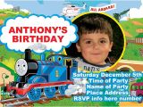 Thomas Birthday Party Invitation Templates Thomas the Train Birthday Party Invitations Template