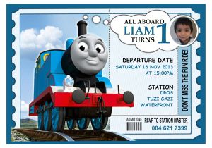 Thomas Photo Birthday Invitations 9 Train Birthday Invitations for Kid – Free Printable