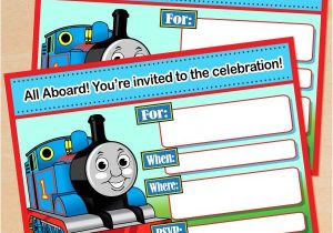 Thomas Photo Birthday Invitations Free Printable Thomas the Tank Engine Birthday Invitation