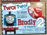 Thomas the Train Photo Birthday Invitations Chandeliers Pendant Lights