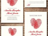 Thumbprint Heart Wedding Invitation 10 Heart Wedding Invitations Sure to Spread the Love