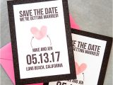 Thumbprint Heart Wedding Invitation Make Your Own Thumbprint Heart Save the Dates