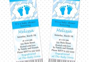 Ticket Invitations for Baby Shower 50 Invitation Tickets Baby Boy Shower Zebra Cheetah Blue