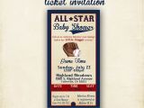 Ticket Invitations for Baby Shower Item Details