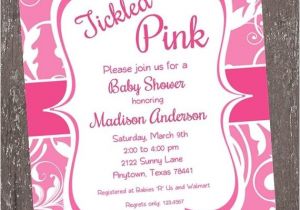 Tickled Pink Party Invitations Tickled Pink Baby Shower Invitation 1 00 Each with
