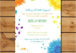Tie Dye Baby Shower Invitations Hippie Birthday Party Invitations Tie Dye by Sugarhouseink