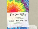 Tie Dye Party Invitations Printable Tie Dye Invitation Instant Download Editable Text Pdf that