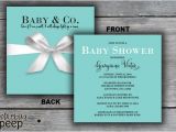 Tiffany and Co Baby Shower Invitations Gift Box Baby Shower Invitation Tiffany & Co Inspired