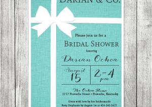 Tiffany and Co Bridal Shower Invitations Bridal Shower Invitation Tiffany & Co Inspired