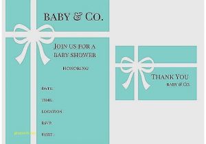 Tiffany and Company Baby Shower Invitations Baby Shower Invitation Elegant Tiffany and Co Baby Shower