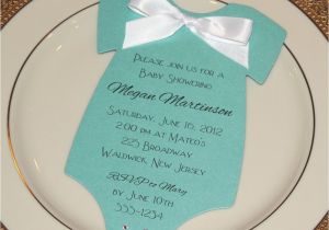 Tiffany Blue Baby Shower Invites Baby Shower Invitation Tiffany Blue and Other Colors