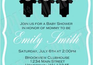 Tiffany Blue Baby Shower Invites Personalized Invitations