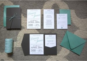 Tiffany Blue Pocket Wedding Invitations Tiffany Blue and Grey Wedding Invitation Design Sang Maestro