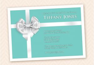 Tiffany Blue Wedding Bridal Shower Invitations Tiffany Blue Bridal or Wedding Shower Invitation