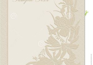 Time Frame for Wedding Invitations Wedding Invitation Frame orchids and Lilies Stock Image