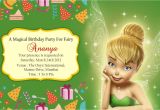 Tinkerbell Invitation Cards for Birthdays Birthday Party Invitation Card Invite Personalised Return