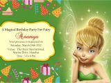 Tinkerbell Invitation Cards for Birthdays Birthday Party Invitation Card Invite Personalised Return