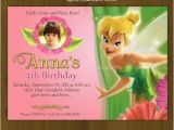 Tinkerbell Invitation Cards for Birthdays Tinkerbell Invitation Tinkerbell Pink and by