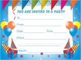 Toddler Birthday Party Invitations Birthday Party Invitations for Kids