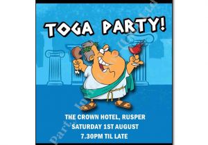 Toga Party Invitation Roman or Greek themed Party Invitations the Invitation
