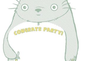 Totoro Party Invitations totoro Party Invitation by Applefritter On Deviantart