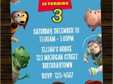 Toy Story Birthday Invitation Template Custom toy Story Inspired Birthday Party Invitations Diy