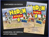 Toy Story Customized Birthday Invitations toy Story Inspired Custom Birthday Invitations