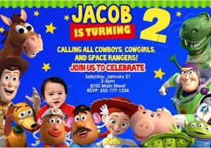 Toy Story Photo Birthday Party Invitations toy Story Birthday Party Invitations – Bagvania Free